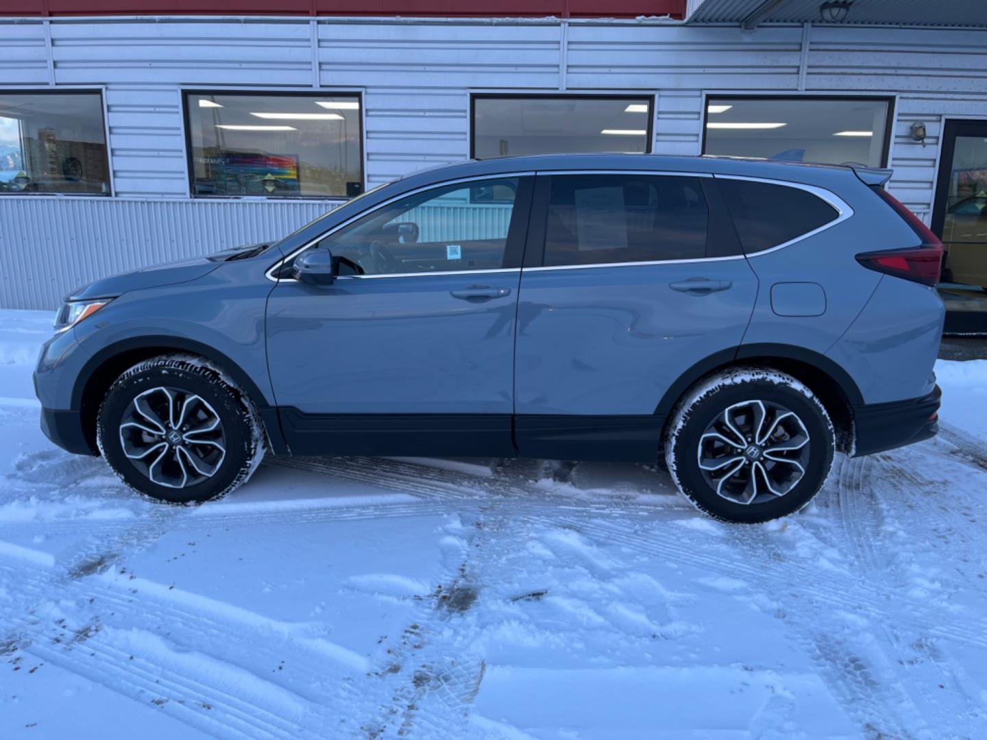 2021 Gray Honda CR-V (5J6RW2H88ML) , located at 1960 Industrial Drive, Wasilla, 99654, (907) 274-2277, 61.573475, -149.400146 - Photo#2